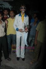 Big Fan dressed like Buddha spotted outside his home in Mumbai on 25th June 2011 (8).JPG